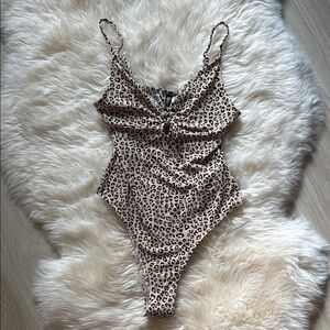 H&M Leopard Print Bodysuit